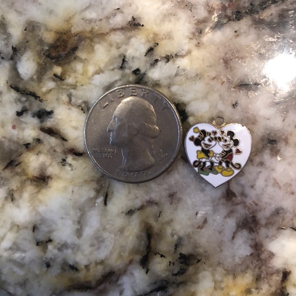Vintage Mickey and Minnie Mouse charm - Picture 2 of 2